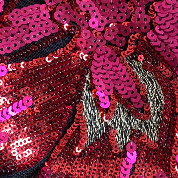 Cache Women's Sequin Cocktail Dress - Picture 3 of 8